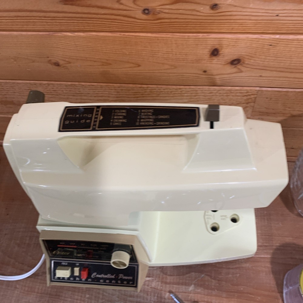 Vintage OSTER Regency Kitchen Center with Attachments