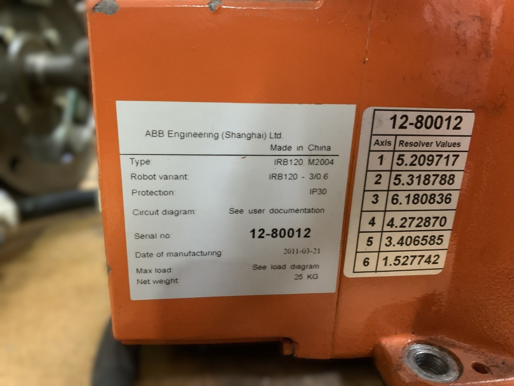 ABB IR120 MH1 Robot Arm