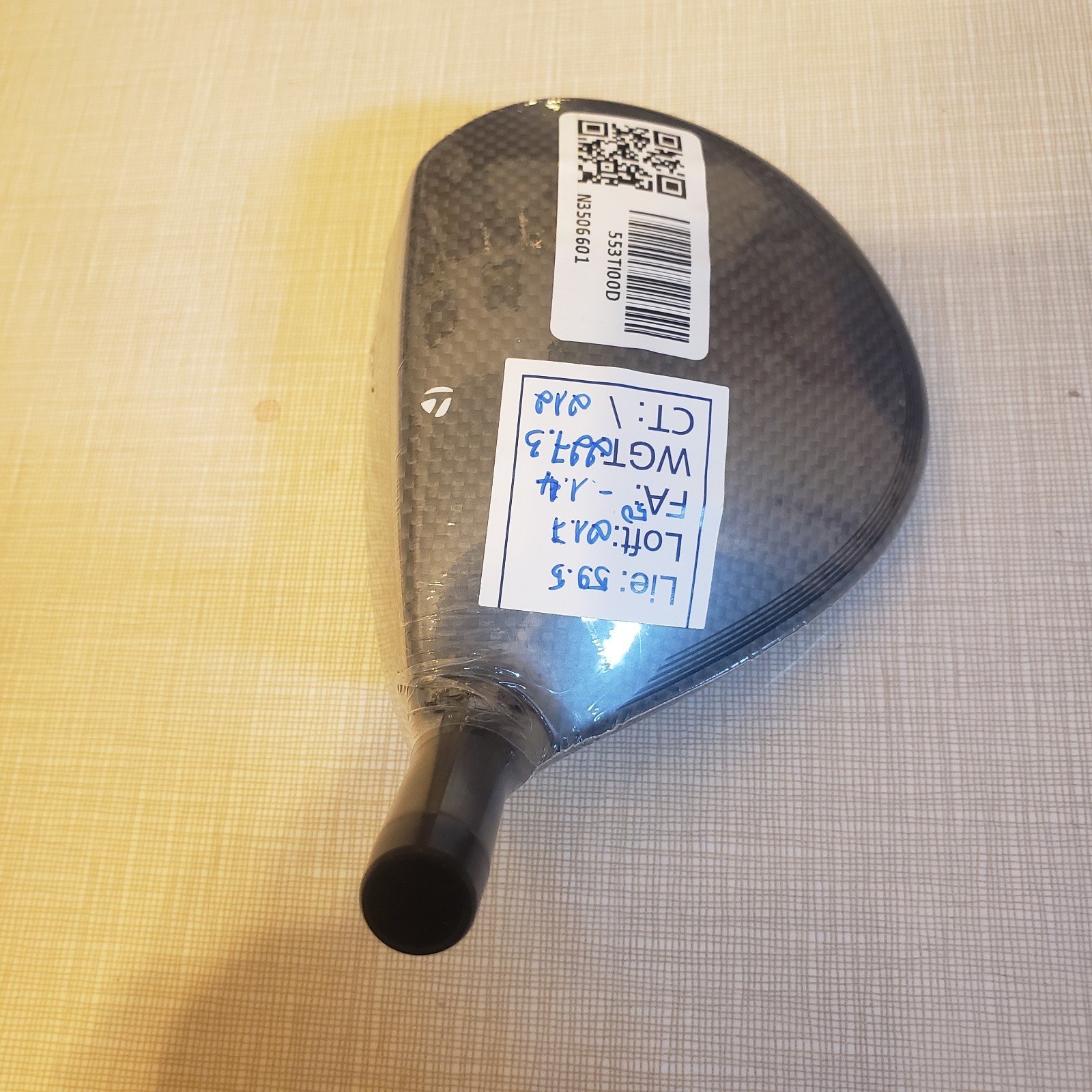 TaylorMade Core  Qi35 fairway 21° 7 Wood Tour Issue Head  553T100D  NEW