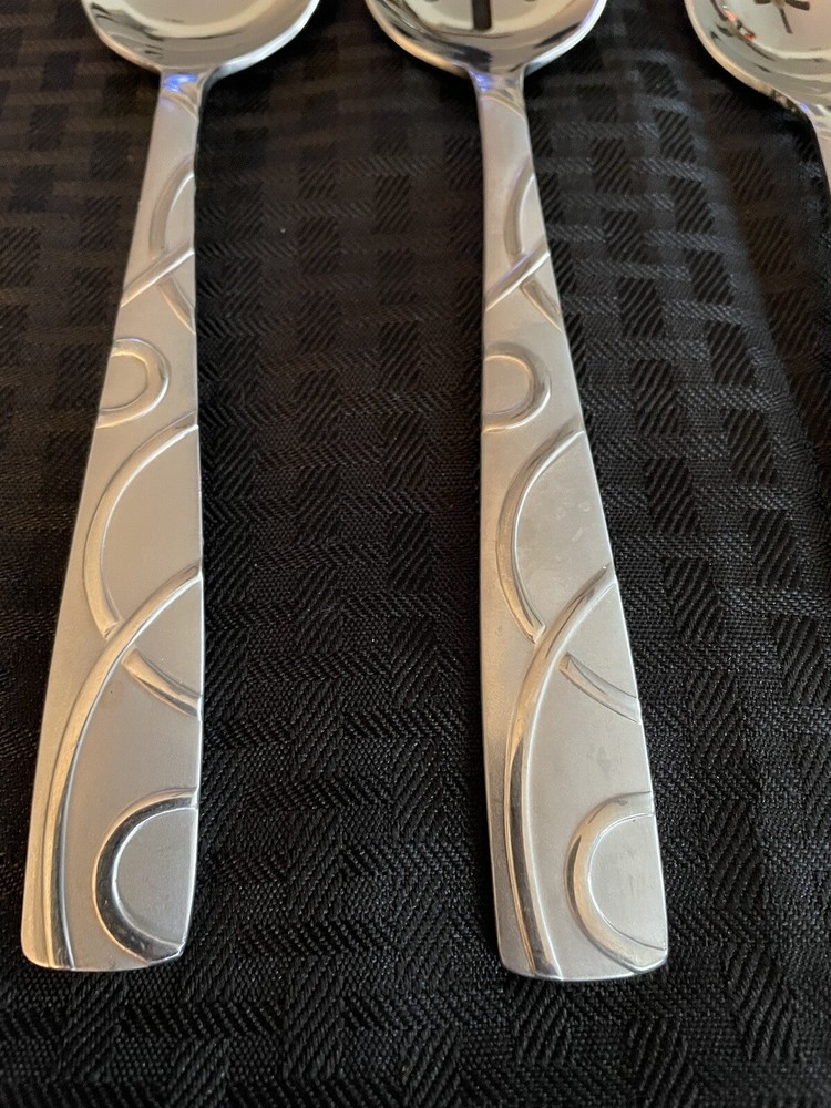 Cambridge CONQUEST Stainless 4 Pieces Oval & Serving Spoons