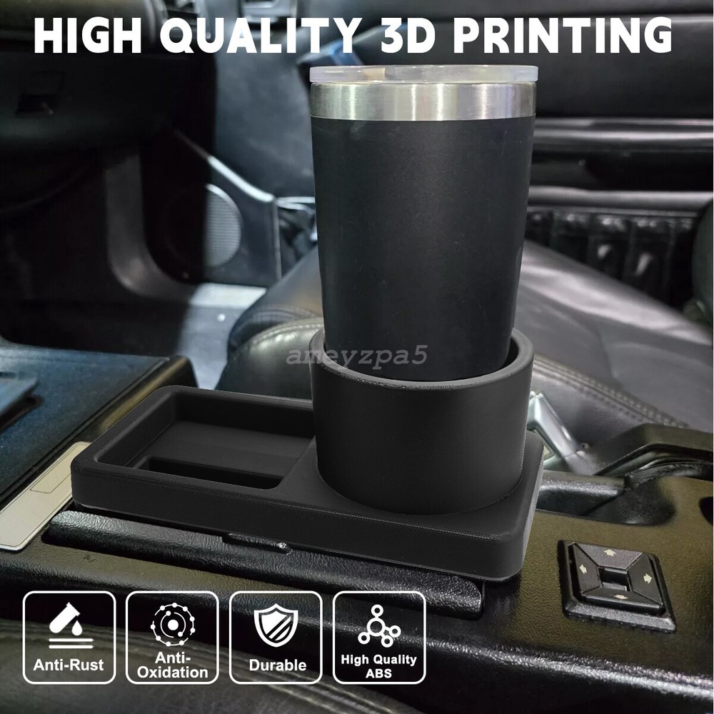 1987-1993 Ford Mustang Cup Holder (Ashtray Delete) - 3d Printed