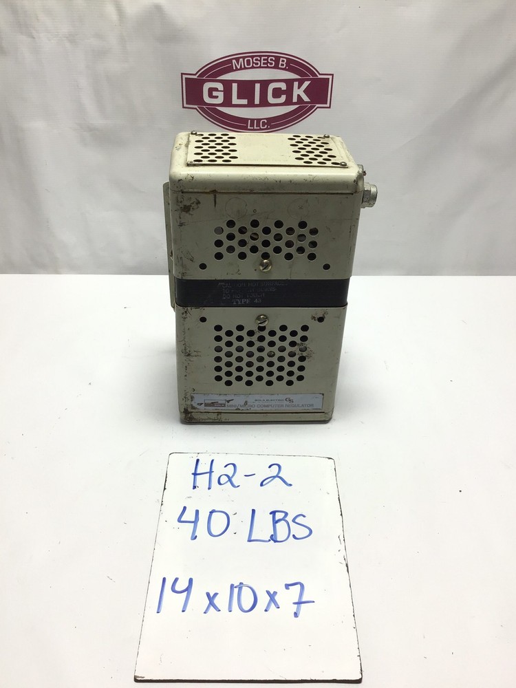Sola Electric Mini Micro Computer Regulator Type 43