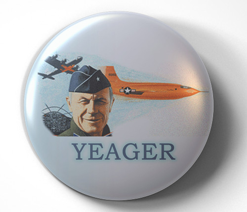 Chuck Yeager Bell X-1 - pin pinback button