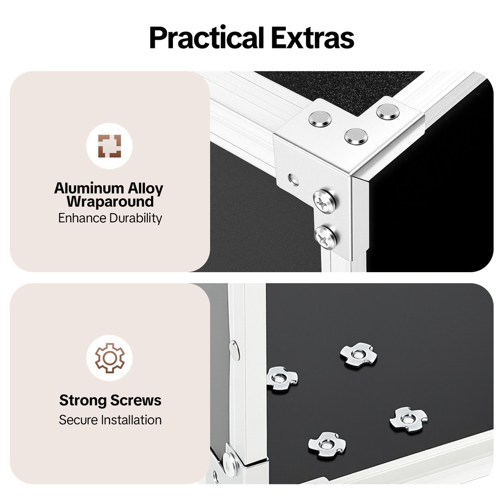 12U Rolling Network Server Data Cabinet Rack Equipment Rack Cabinet - 21" Deep