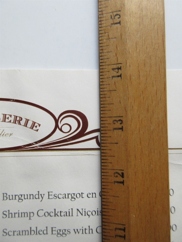 Brasserie L'Escalier Restaurant Menu