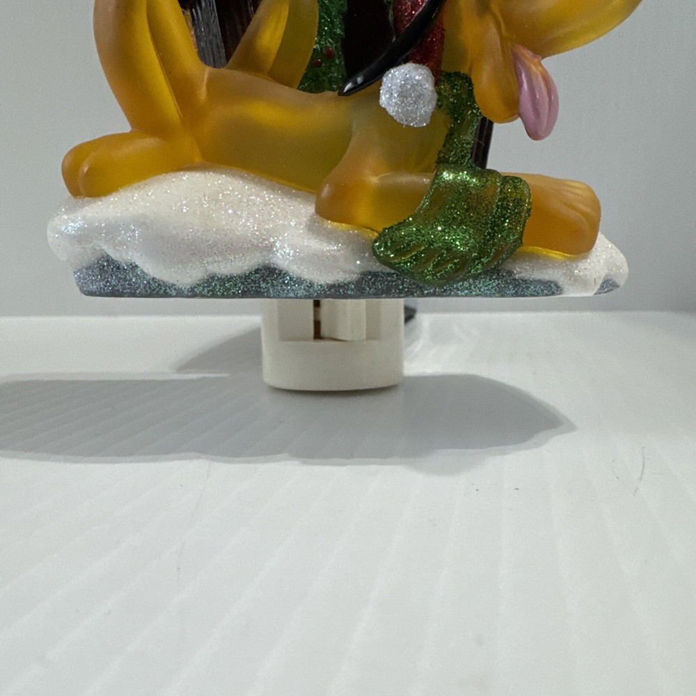 Disney Santa Pluto Christmas Night Light