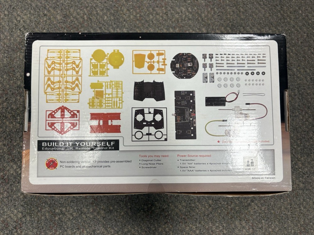 + Elenco Electronics Space Nine Infrared Remote Control Mechanical Kit 21-532N