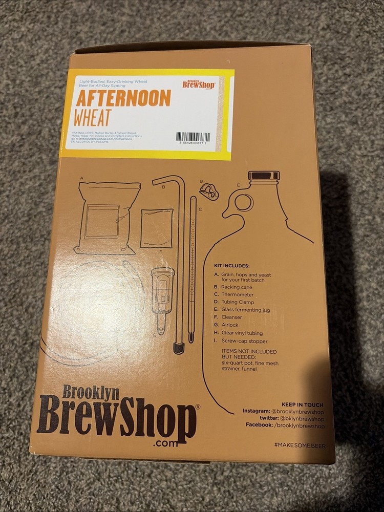 Afternoon Wheat Brooklyn Brewshop