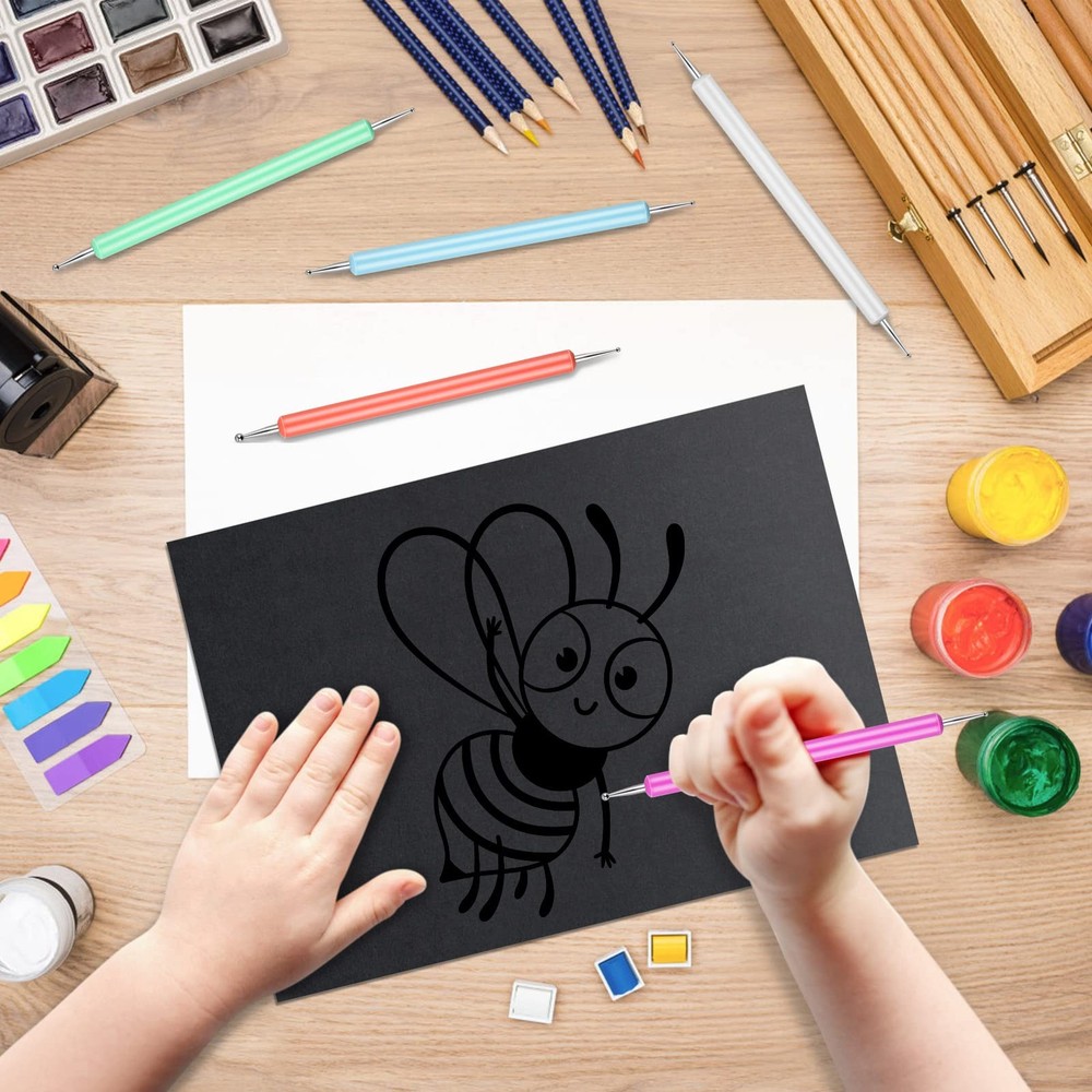 Carbon Transfer Copy Paper with Embossing Stylus Tool Embossing Dot Tools