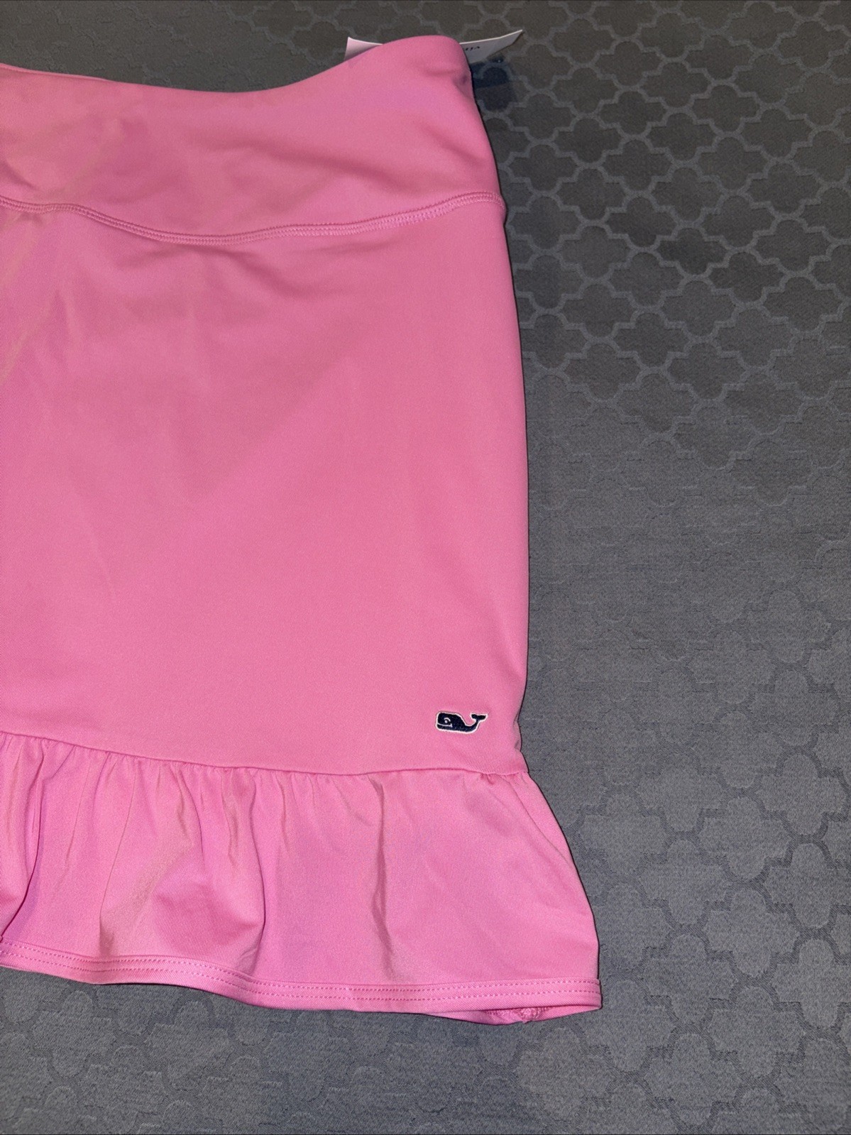 NEW Vineyard Vines Tisbury Performance Ruffle Skirt Pink With Tag Size Large $69