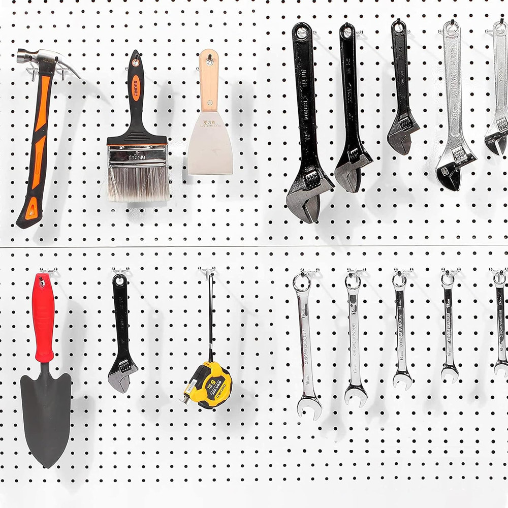 Pegboard Hooks Pegboard Accessories,4 Inch,Pegboard Organizer Kit for Garage Org