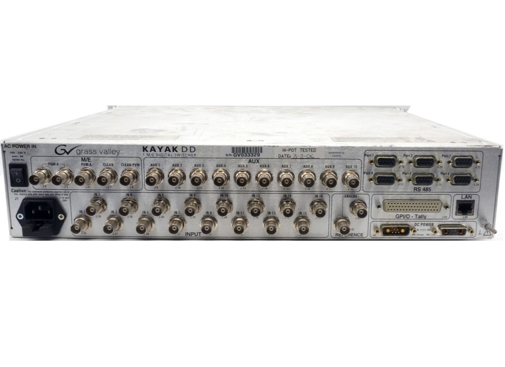 Grass Valley Kayak DD 1 M/E Digital Switcher O