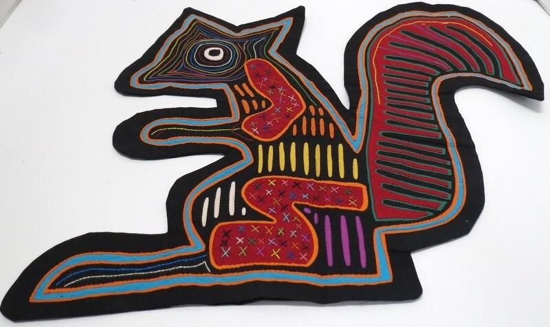 Fold Art -Kuna (Guna) Panama - Squirrel