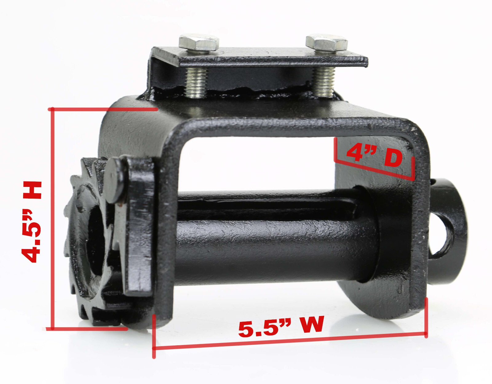 LIBRA 4" Bolt on Low Profile Portable Truck Trailer Winch Tie Down 27031