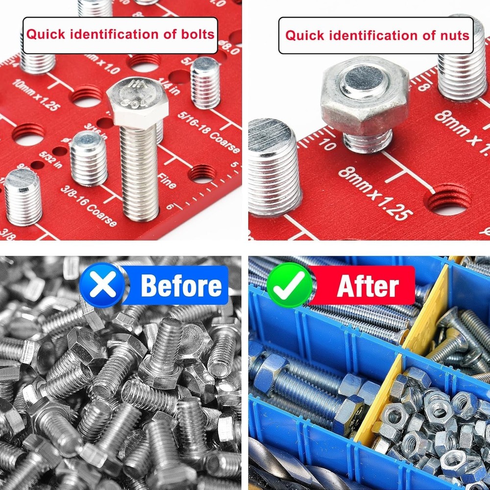 Versatile 49-Thread Identifier for Automotive & Machinery - Portable & Accurate