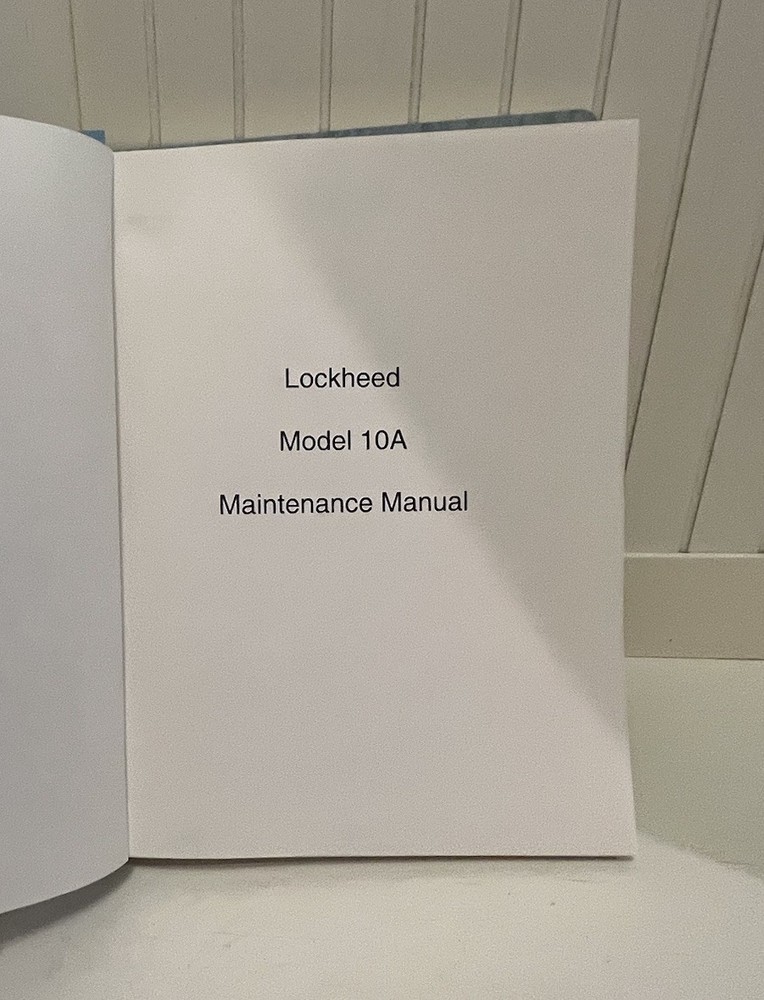 Model 10A Maintenance Manual Older Copy Thick & Heavy