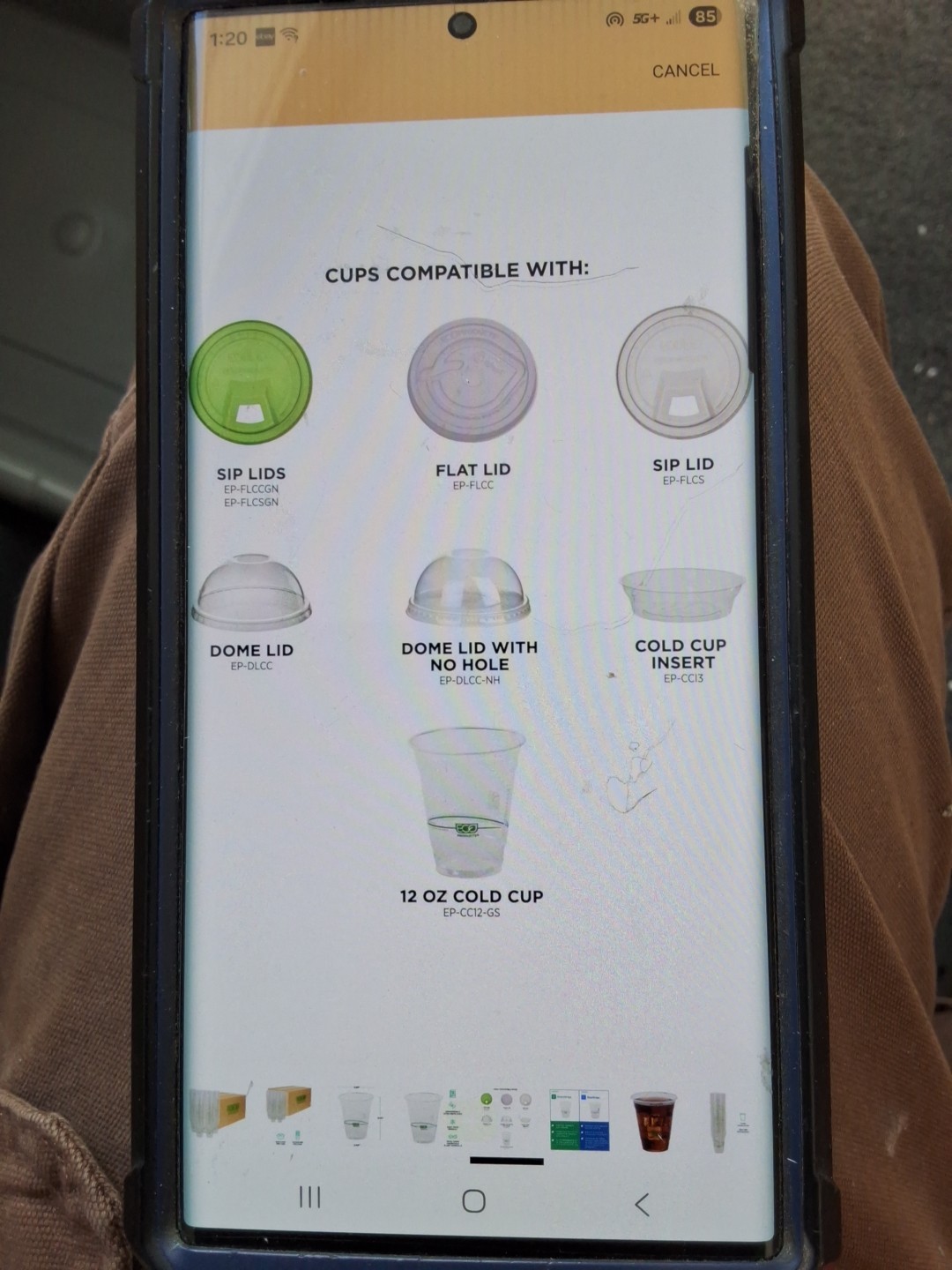 Eco-Products EPCC12GS 12 oz. GreenStripe Cold Cups - Clear (1000/Carton) New