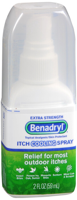BENADRYL ITCH STOP MAX STRENGTH SPRAY 2OZ x 3