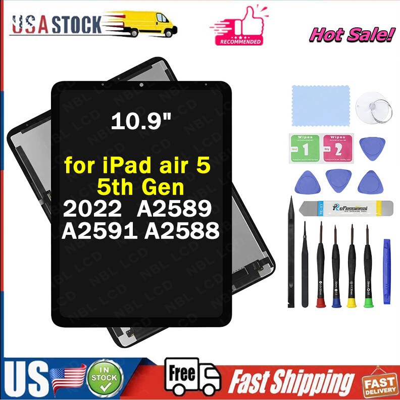 for iPad air 5 5th Generation 2022 10.9" LCD Screen Replacement Touch Screen