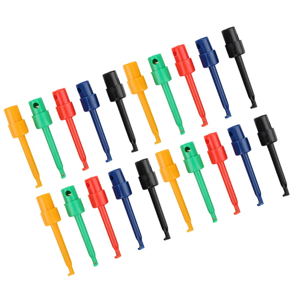 20Pcs Large Test Clip Grabber For Electronic Testing Multimeter Accessories For