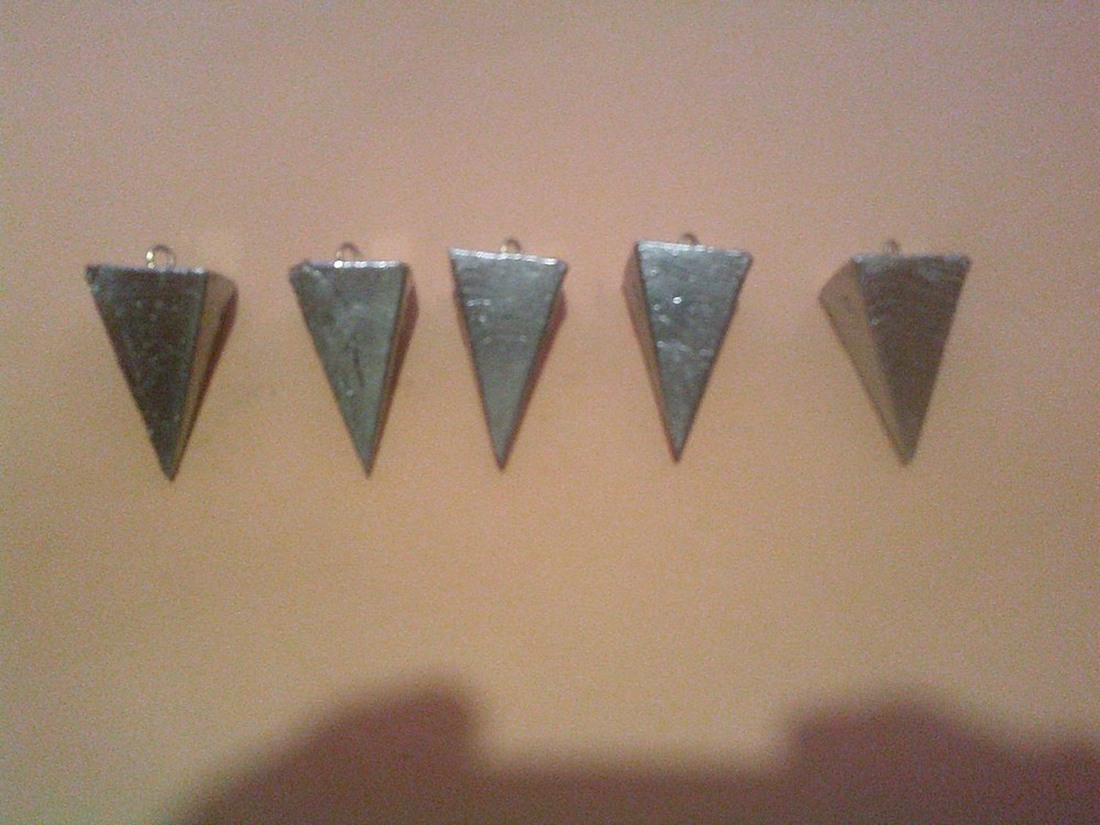 Pyramid Sinkers 4 oz Ocean Beach Current 2 dozen pcs.