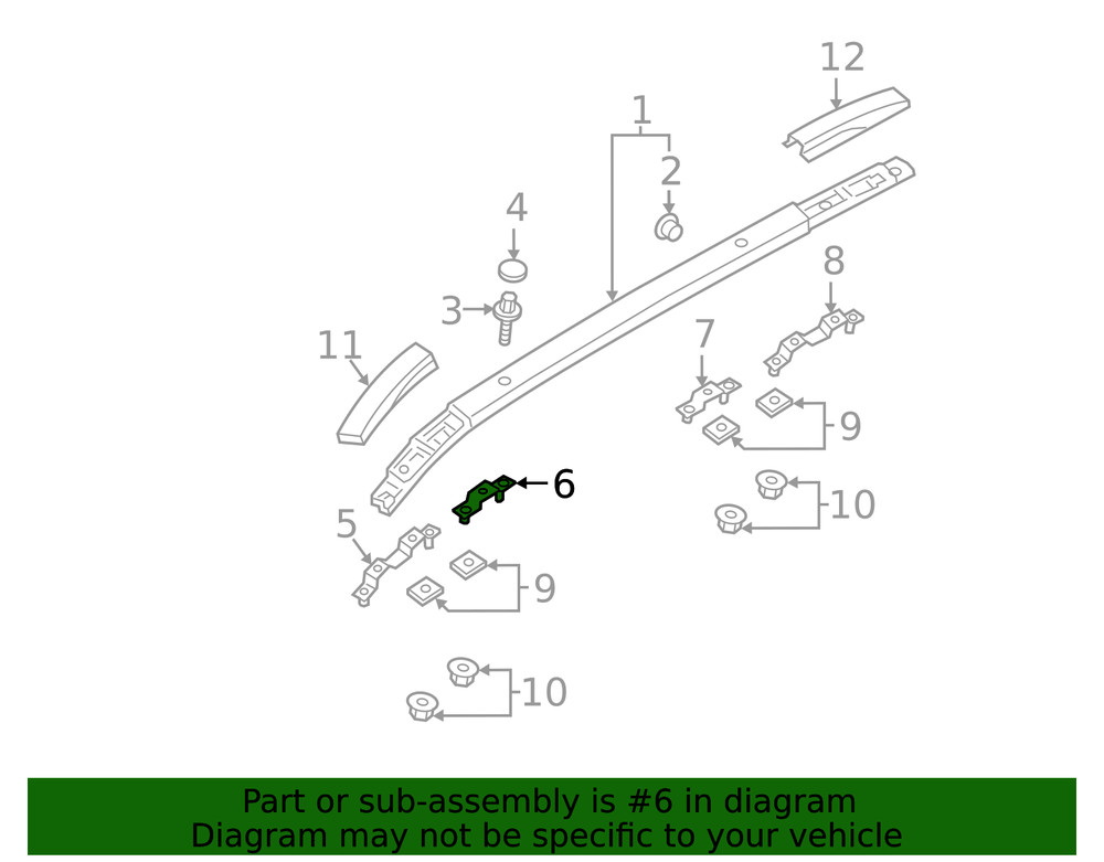 Genuine Mitsubishi Mount Bracket 5290F068