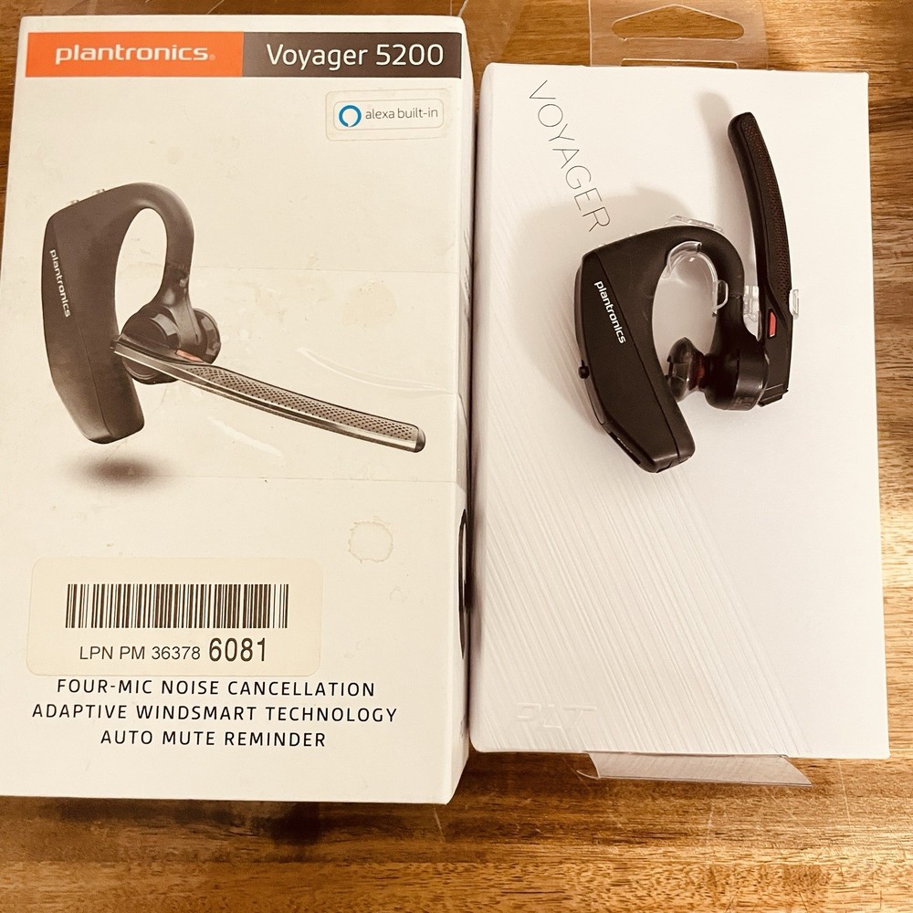 Plantronics Voyager 5200 Bluetooth Headset, Open Box TESTED