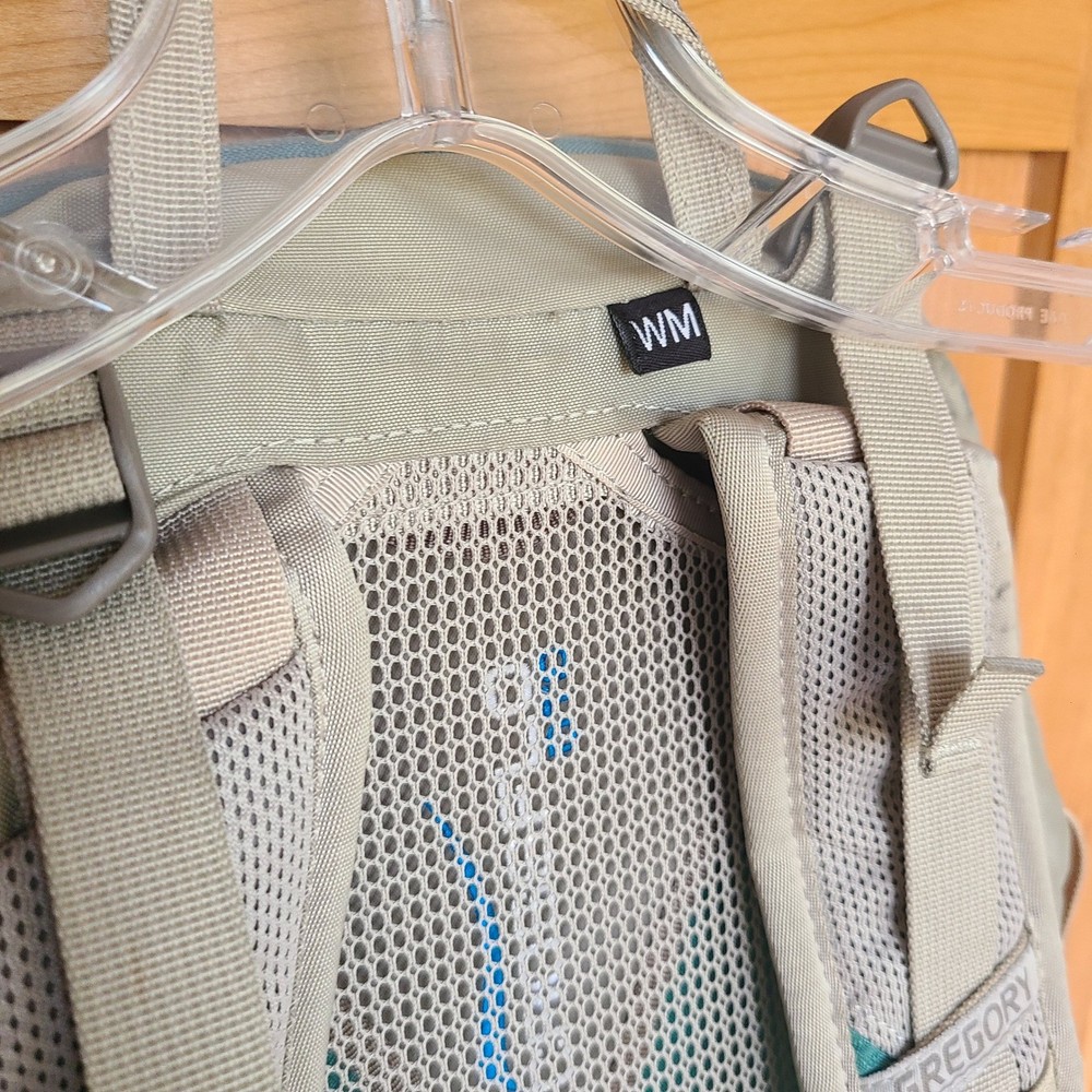 Gregory Jade 28 Womens Medium Teal Gray Nylon Hiking Backpack Day Pack Gorpcore