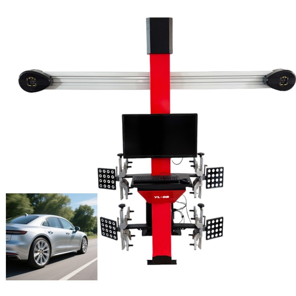 110v Wheel Alignment Machine Automatic Wheel Position Recognition Car Wheel