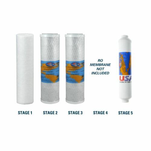 Ultima VII Compatible RO Replacement Filter Kit (Membrane Sold Separately)