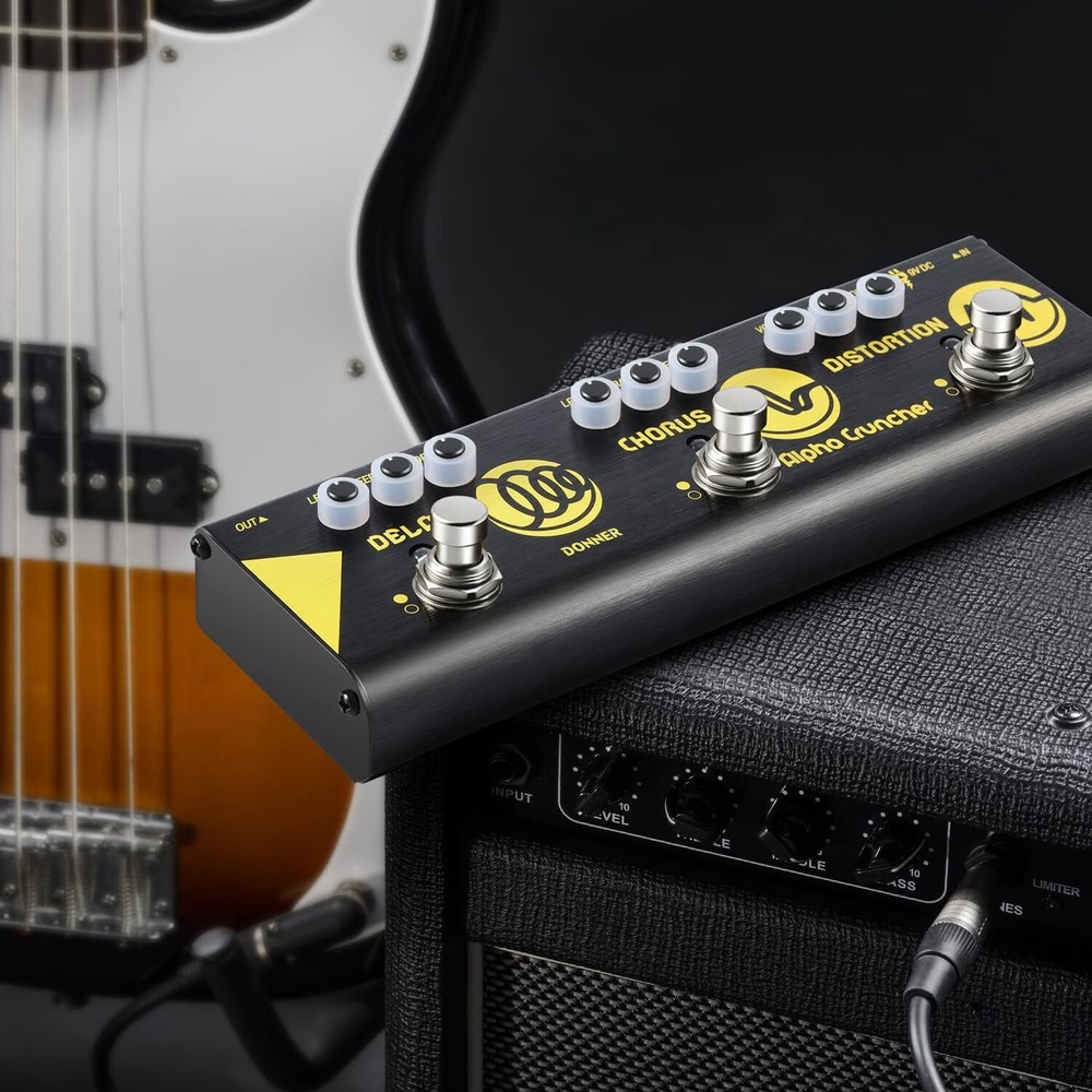 Donner Multi Effects Pedal With Adapter | Alpha Cruncher