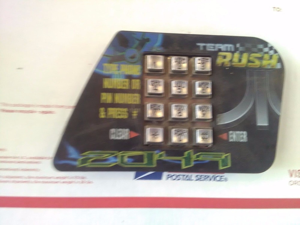 rush 2049 arcade keypad working #3865