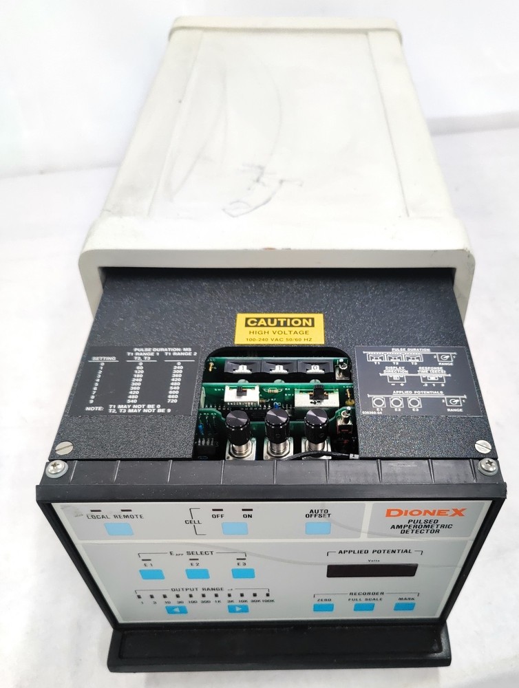 Dionex PAD-2 Pulsed Amperometric Detector w/ Mounted Case Potential Range: ± 2V