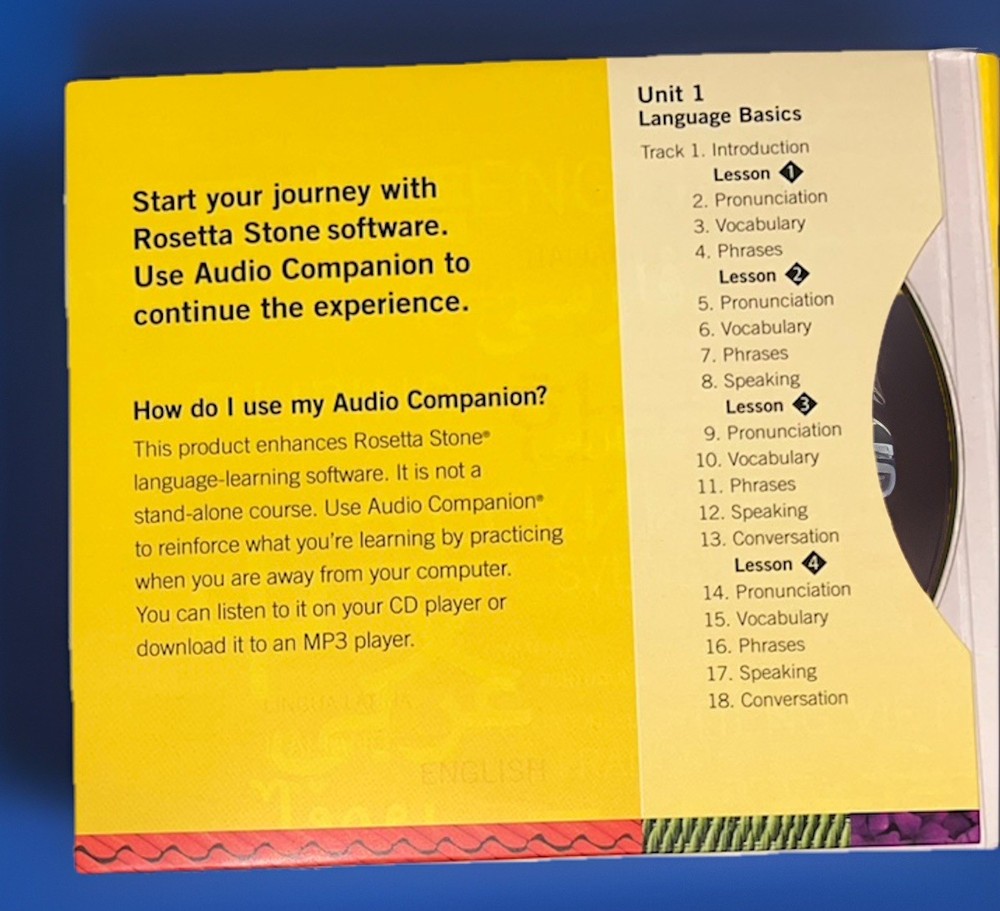 Rosetta Stone TURKCE Turkish Level 1 Version 4 CDs Preowned No Headset Preowned