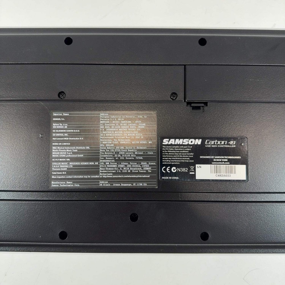 Samson Carbon 49 USB/MIDI Controller Keyboard SAKC49