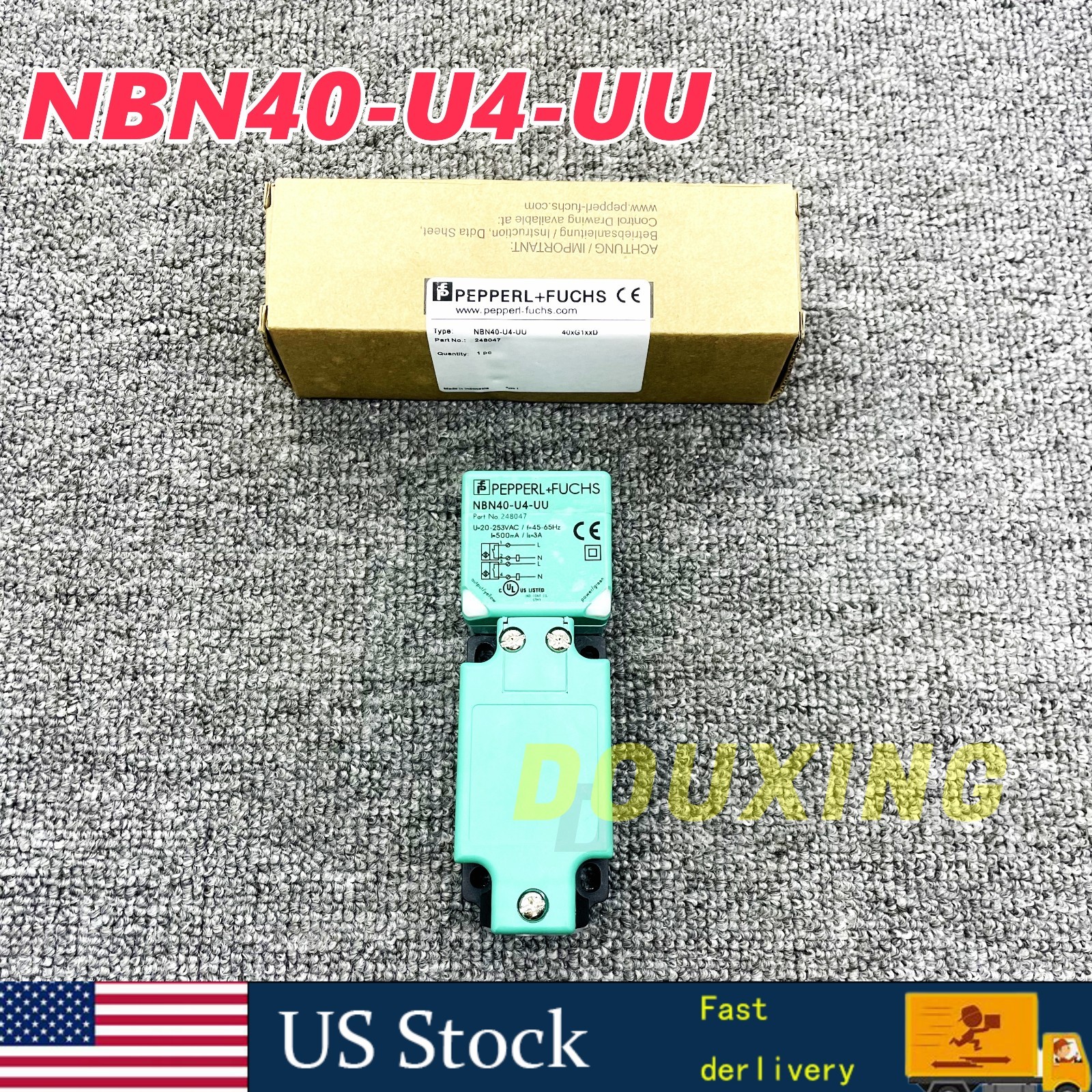 NEW IN BOX Pepperl + Fuchs Inductive Sensor 24-250VDC/24-230VAC NBN40-U4-UU
