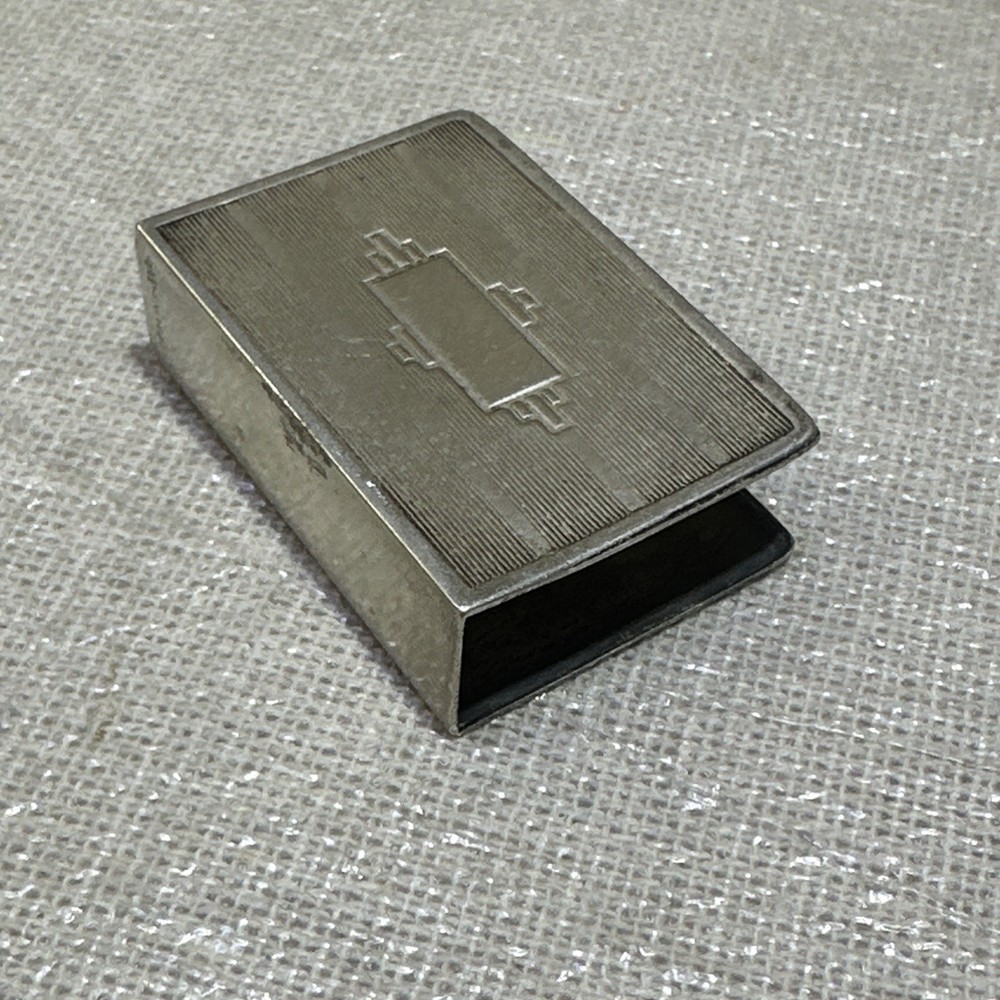 Antique Silver Matchbox Sleeve/Case