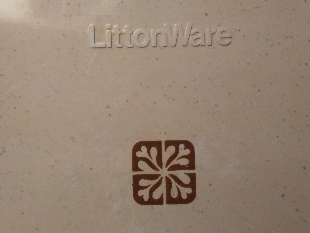 Littonware square dish for microwave or oven