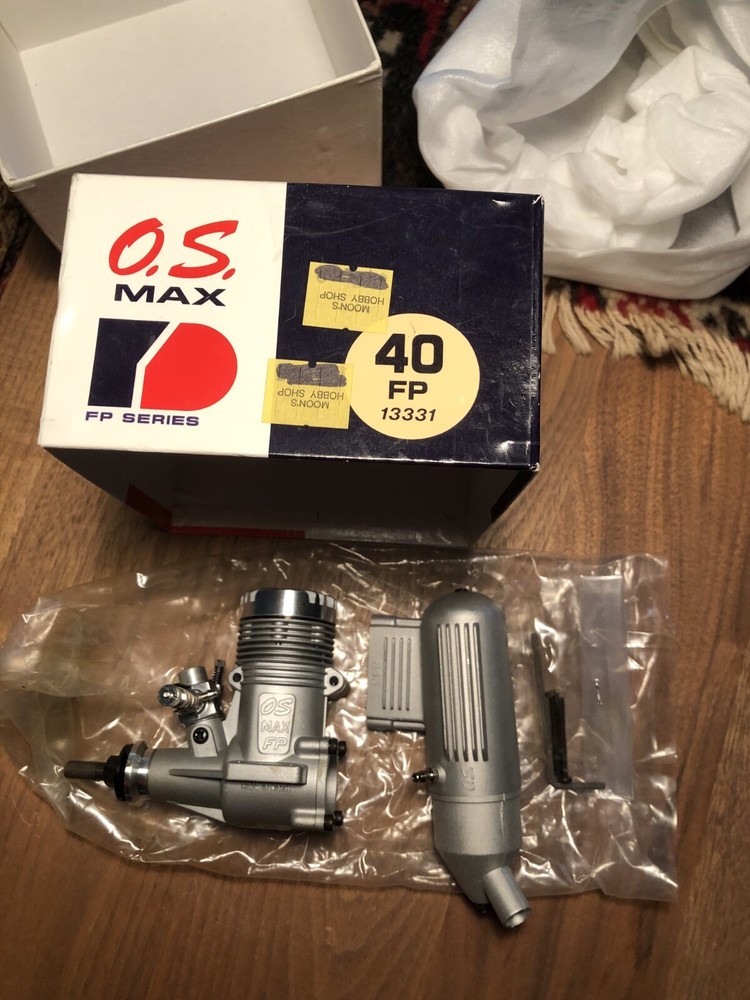 OS MAX 40 FP Series Nitro RC Engine Motor w/ Muffler