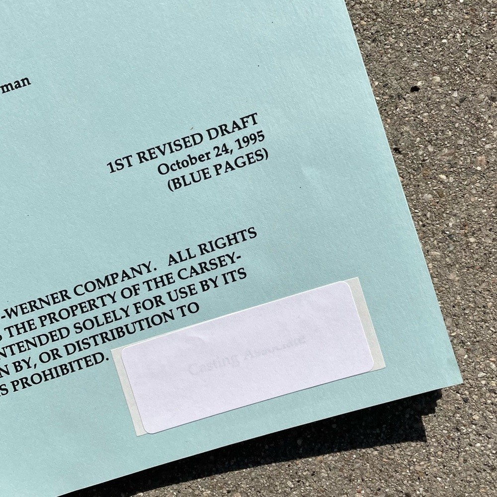 CYBILL 1995 TV Series SET Production Used Scripts Table Revised EP Drafts