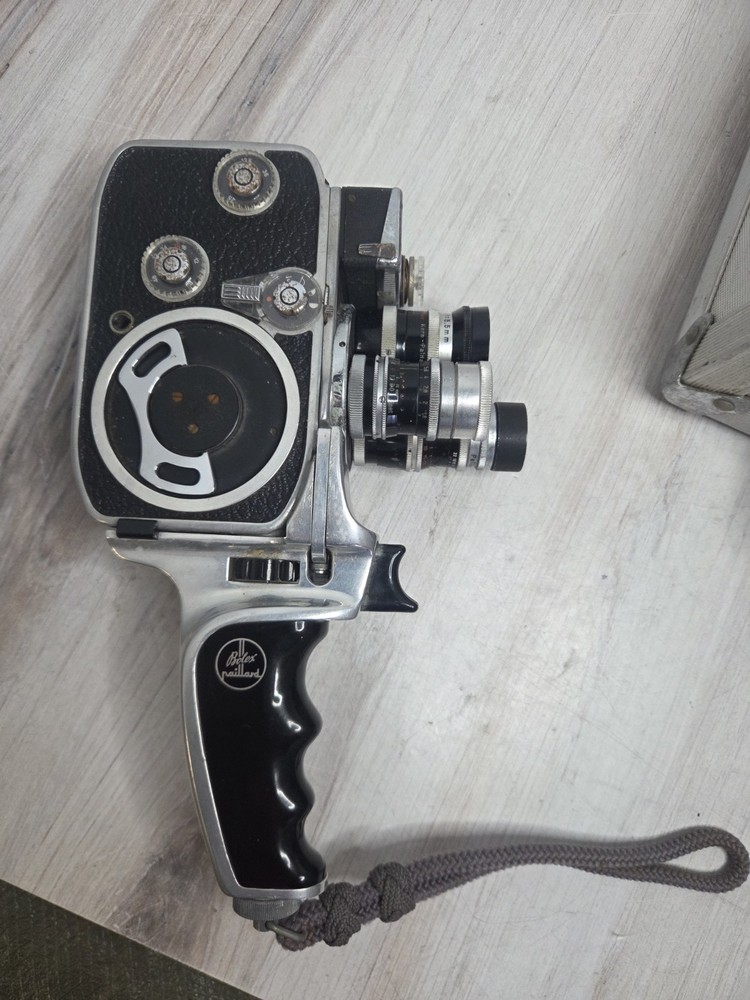 Bolex D8L 8mm Camera with Grip, Accessories, Case, Ect.