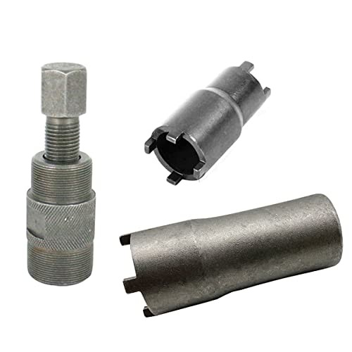 4PCS Starter Clutch Kit Flywheel Puller & Nut + Clutch Lock Spanner Tool for
