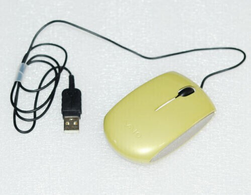 Sony Vaio VGP-UMS20 Mouse Tested and USB Mouse Green