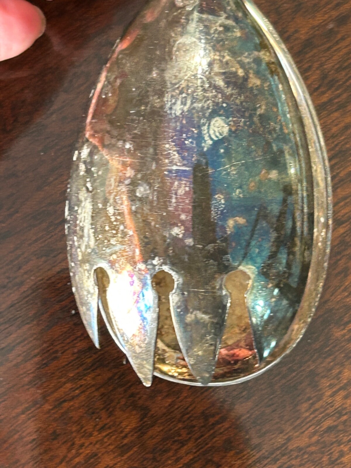 Vintage Leonard Silverplate Salad Pasta Tongs Made In Italy Scissor Style 10.5”