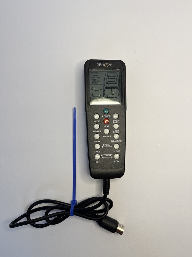 RelaxZen 60-2910 Replacement Remote Control Massage Seat Controller 8 Pin Plug