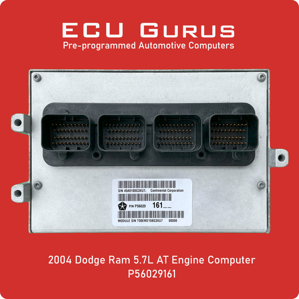 2004 Dodge Ram 5.7L AT Engine Computer P56029161 "VIN Programmed" ECM PCM ECU