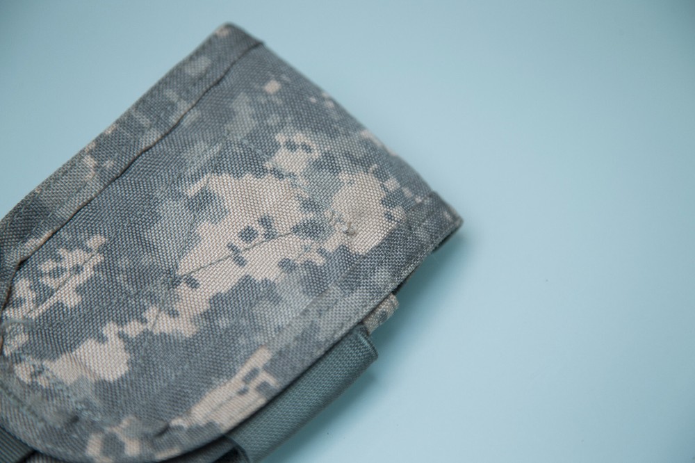 Pre MSA Paraclete Double Mag Pouch Molle ACU Pattern
