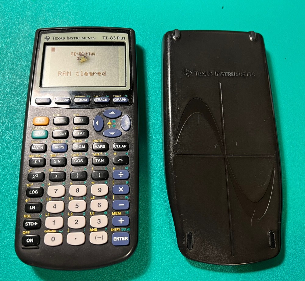 Texas Instruments TI-83 Plus Graphing Calculator -Tested - Screen Burn