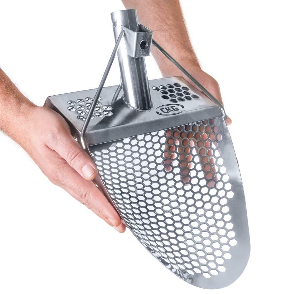 CKG Sand Scoop Metal Detecting Handle Pole Carbon Shovel Scoop Scooper Detector