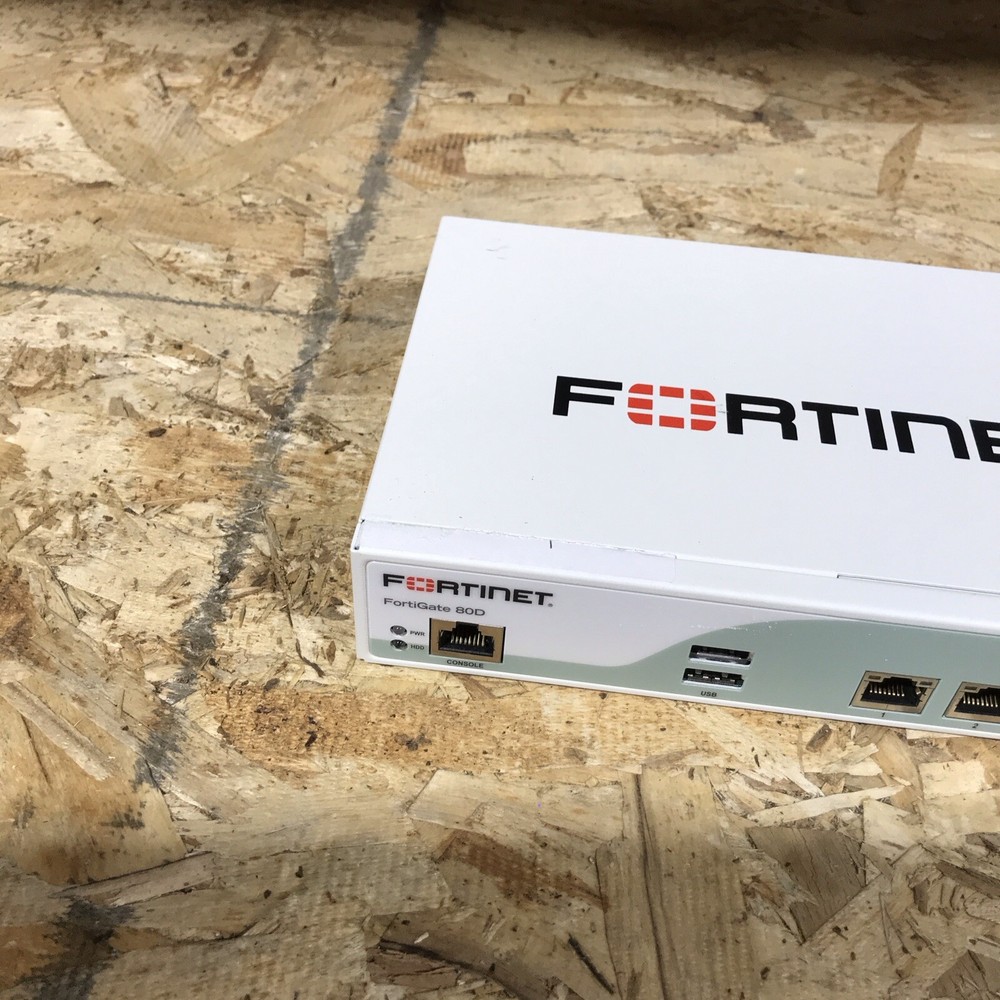 Fortinet FortiGate FG-80D Firewall Network Security Appliance ** no adapter **